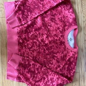 Under Armour Pink Camo Pullover Sweatshirt